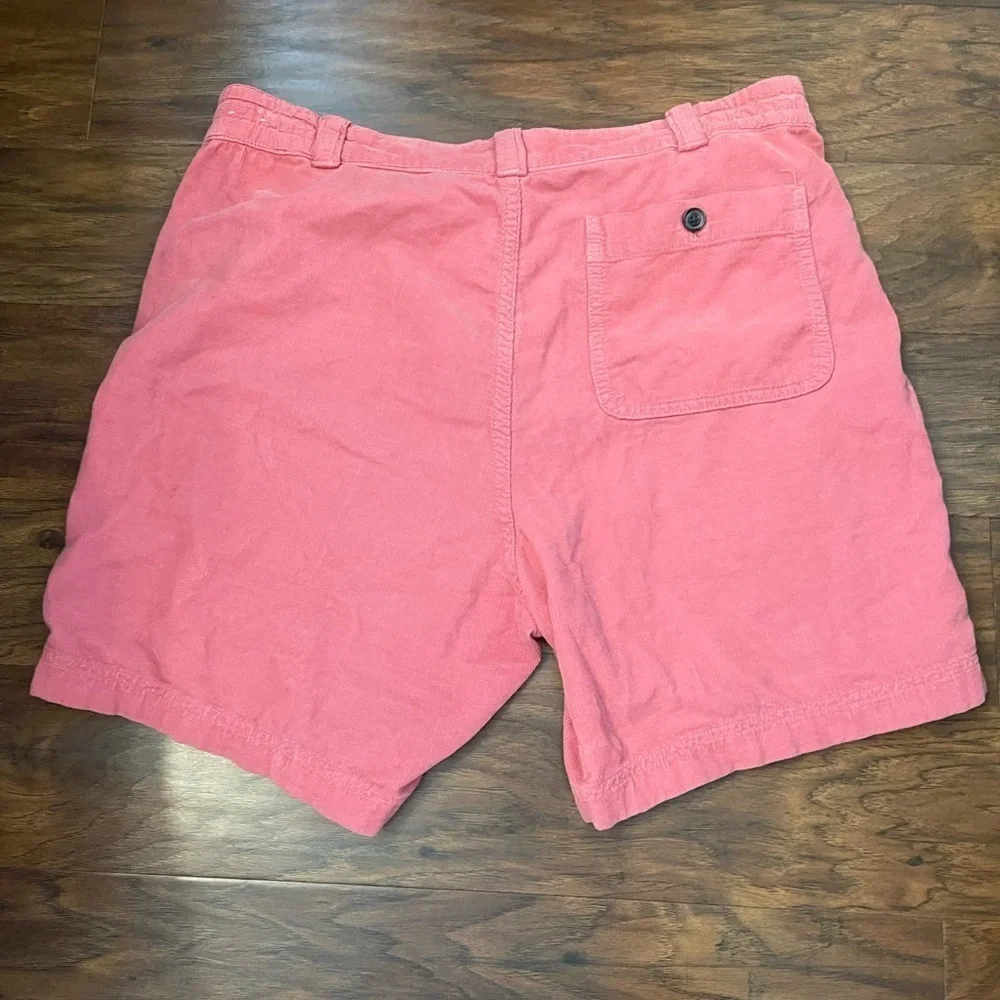 Brooks Brothers Red Fleece Pink Corduroy Shorts Size 34